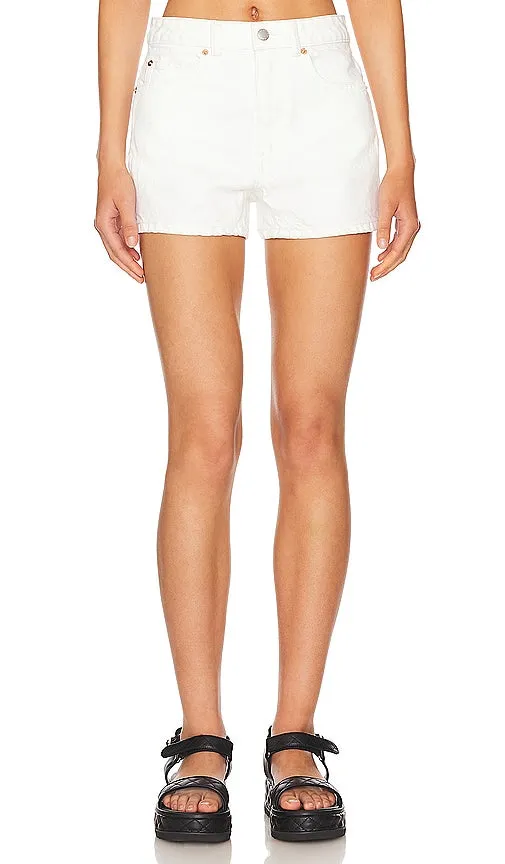 Alexander Wang Shorty High Rise Short in White