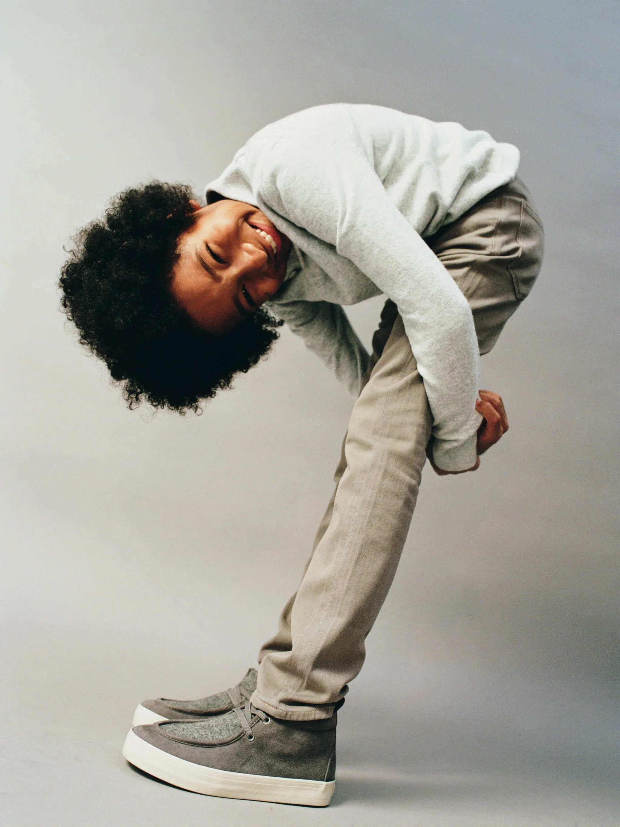 Boys Brady Slim Denim - Stone Grey
