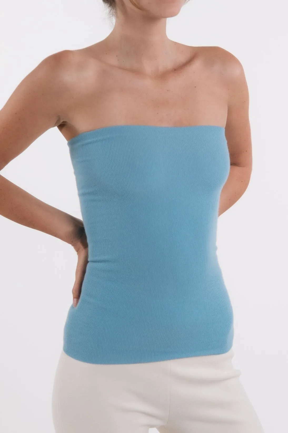 CASHMERE TUBE TOP