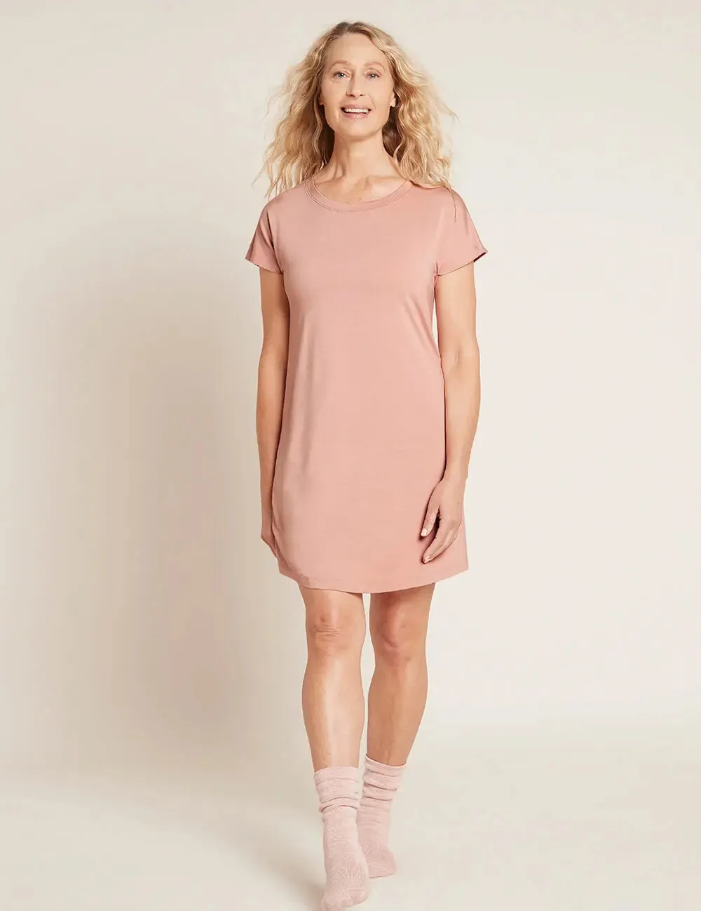 Goodnight Dusty Pink Bamboo Nightdress