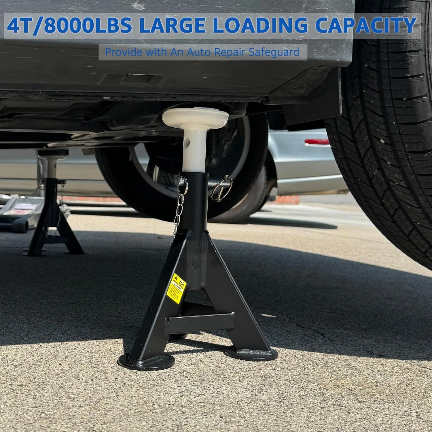 Heavy Duty Truck Support Stands, Adjustable Height