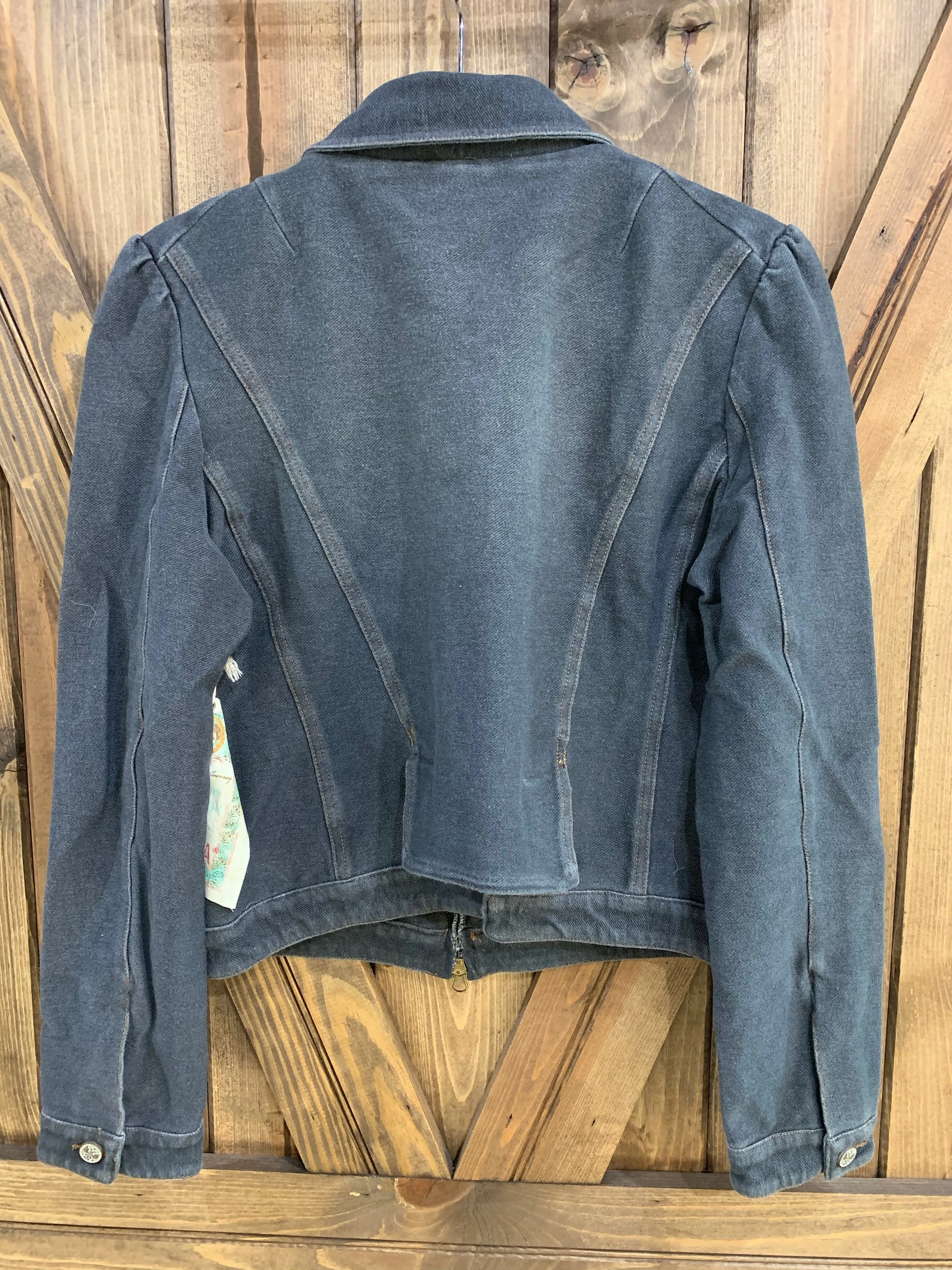 Jacket, The Bon Jovi Denim Jacket, ED14I53, Size Medium, SALE!
