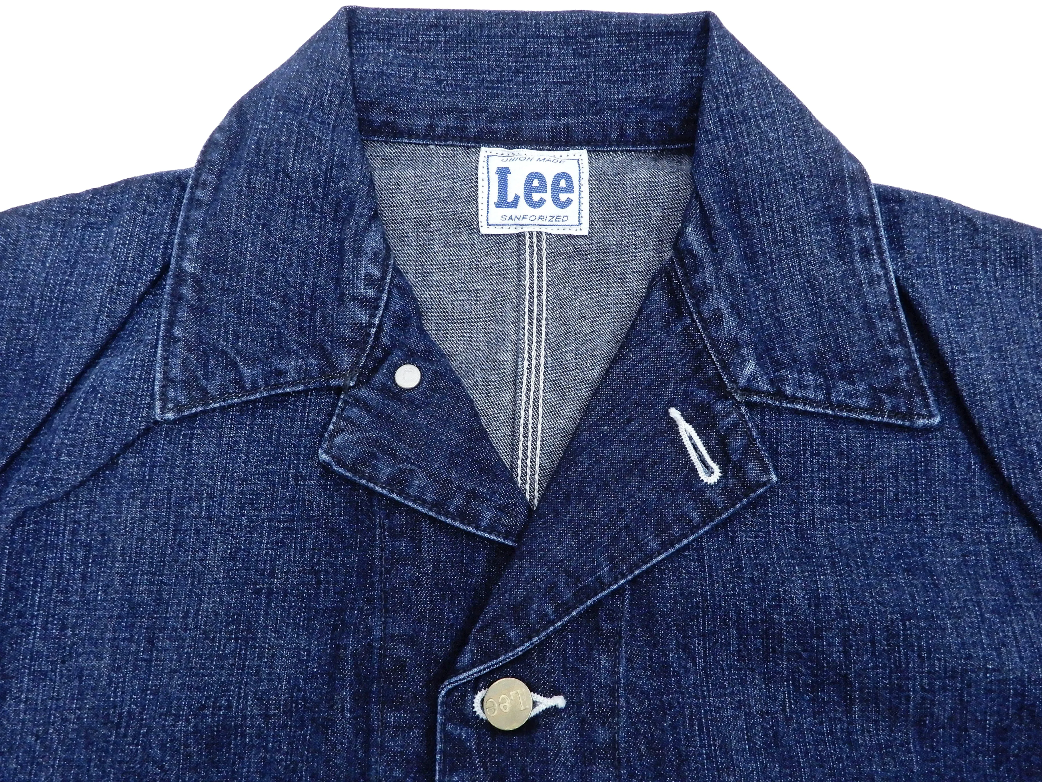 Lee Loco Jacket Men's Denim Chore Coat Unlined Railroad Work Jacket LT0659 LT0659-136 Denim