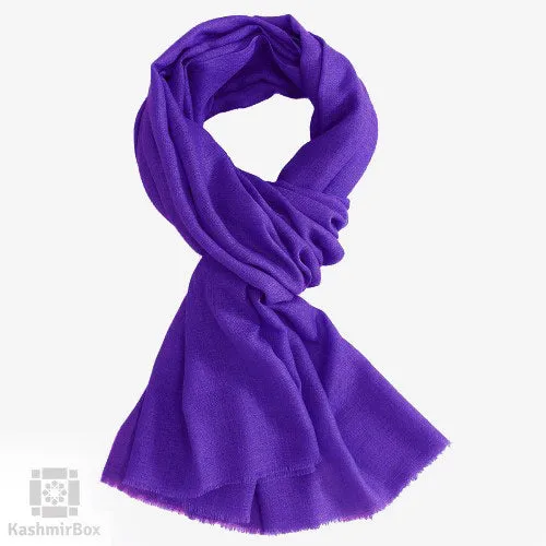 Purple  Woolen Shawl