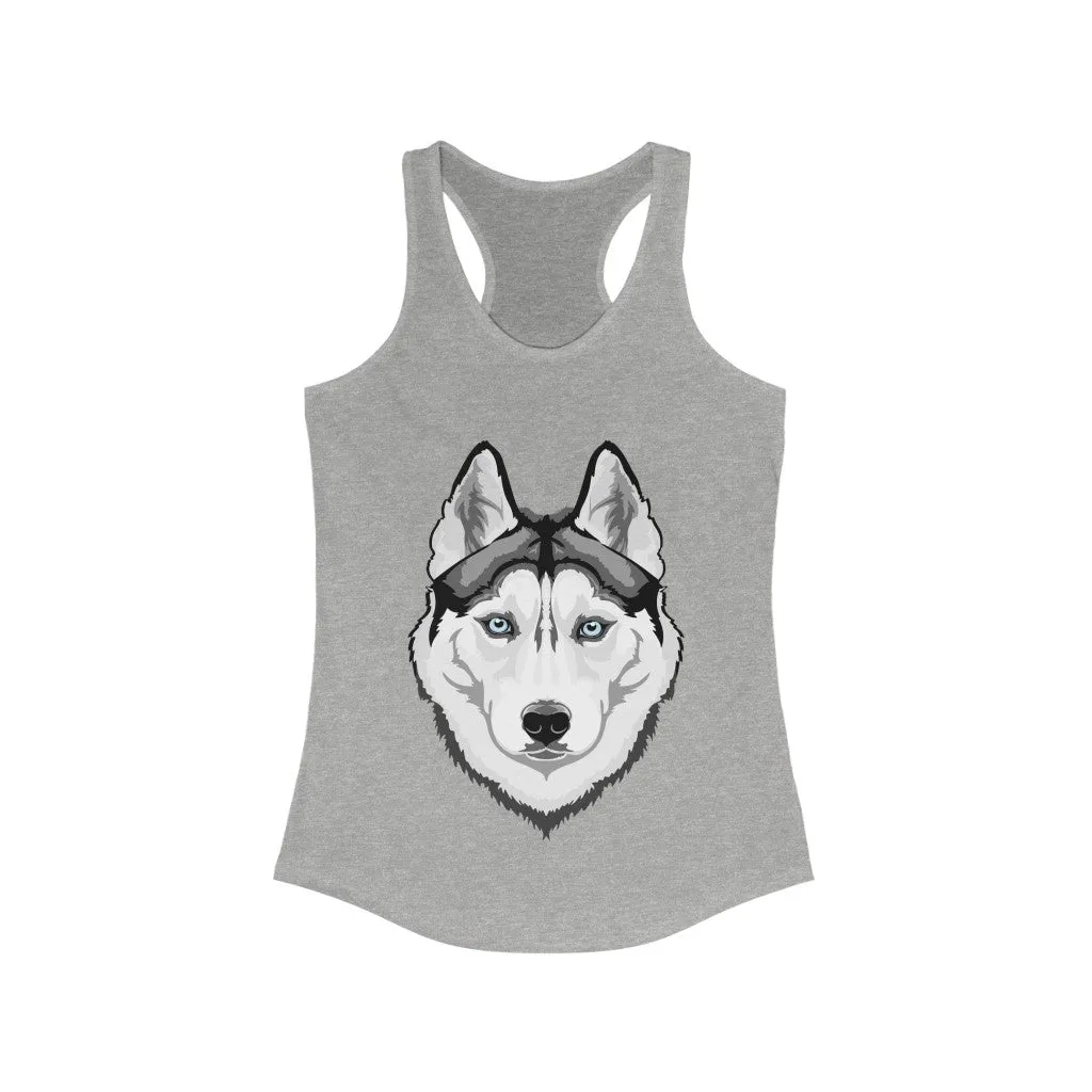 Siberian Husky Women's Ideal Racerback Tank