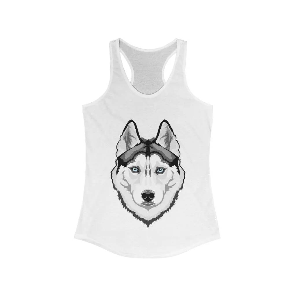 Siberian Husky Women's Ideal Racerback Tank