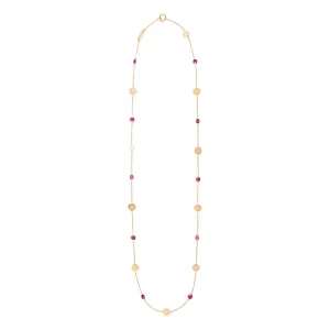 Signature Classic Necklace, Ruby, Mid-Length