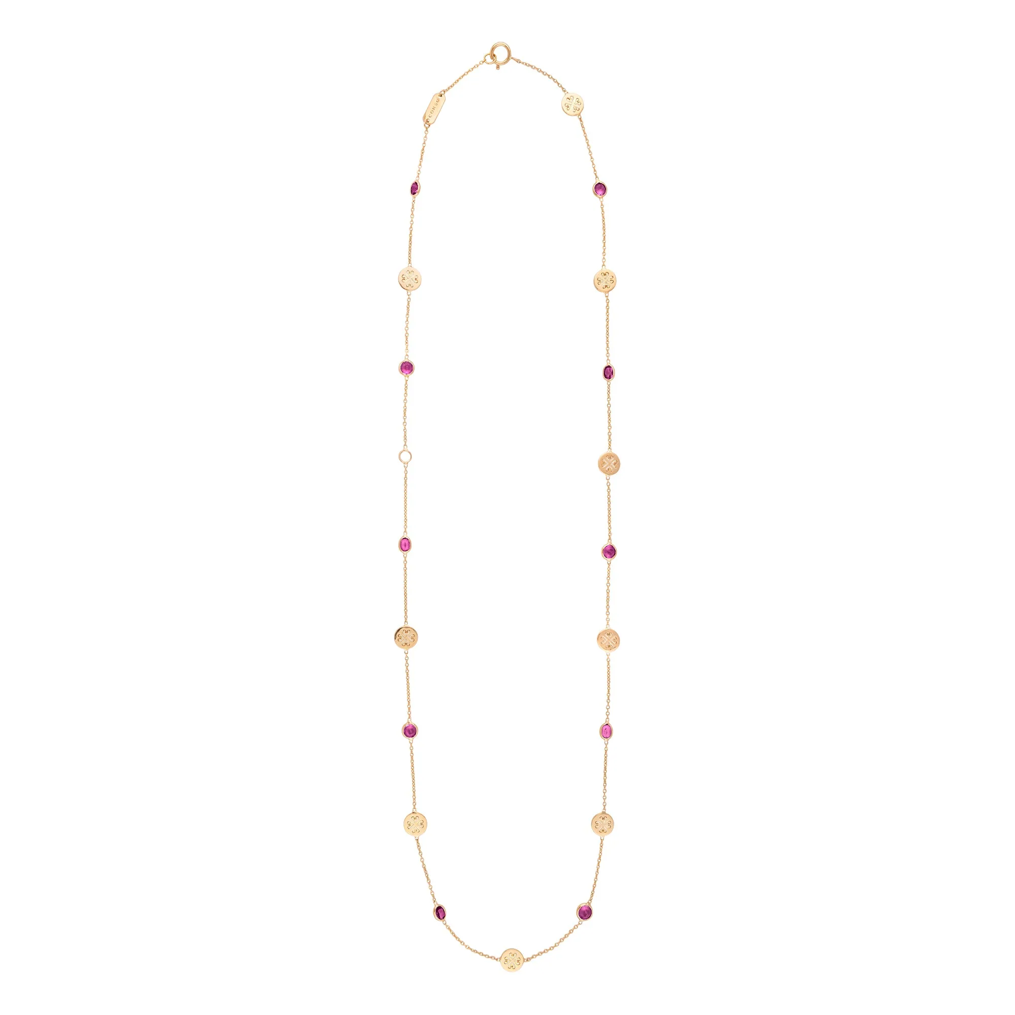 Signature Classic Necklace, Ruby, Mid-Length