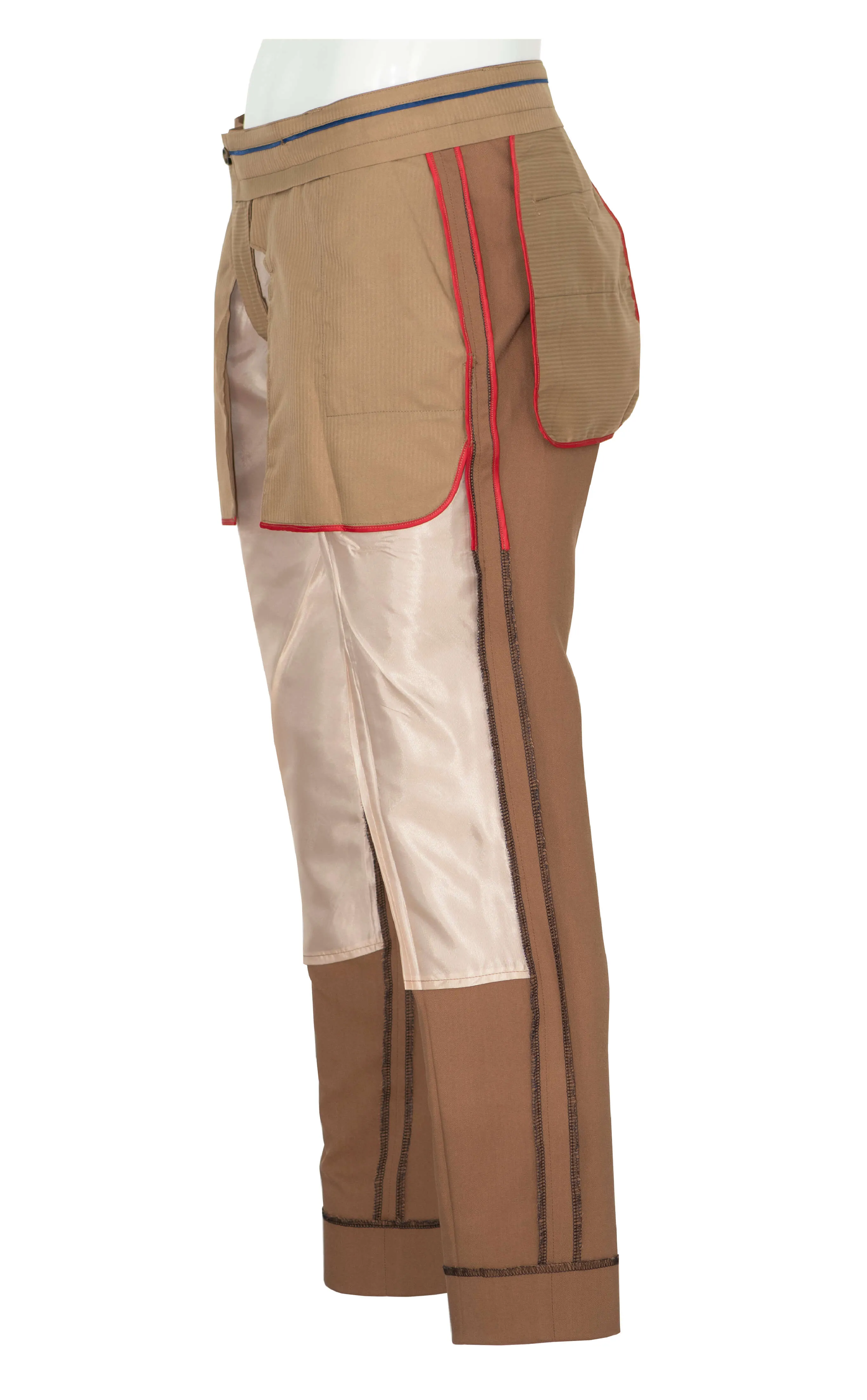SUPER 130's WOOL CAMEL SLIM-FIT SUIT FOR MEN