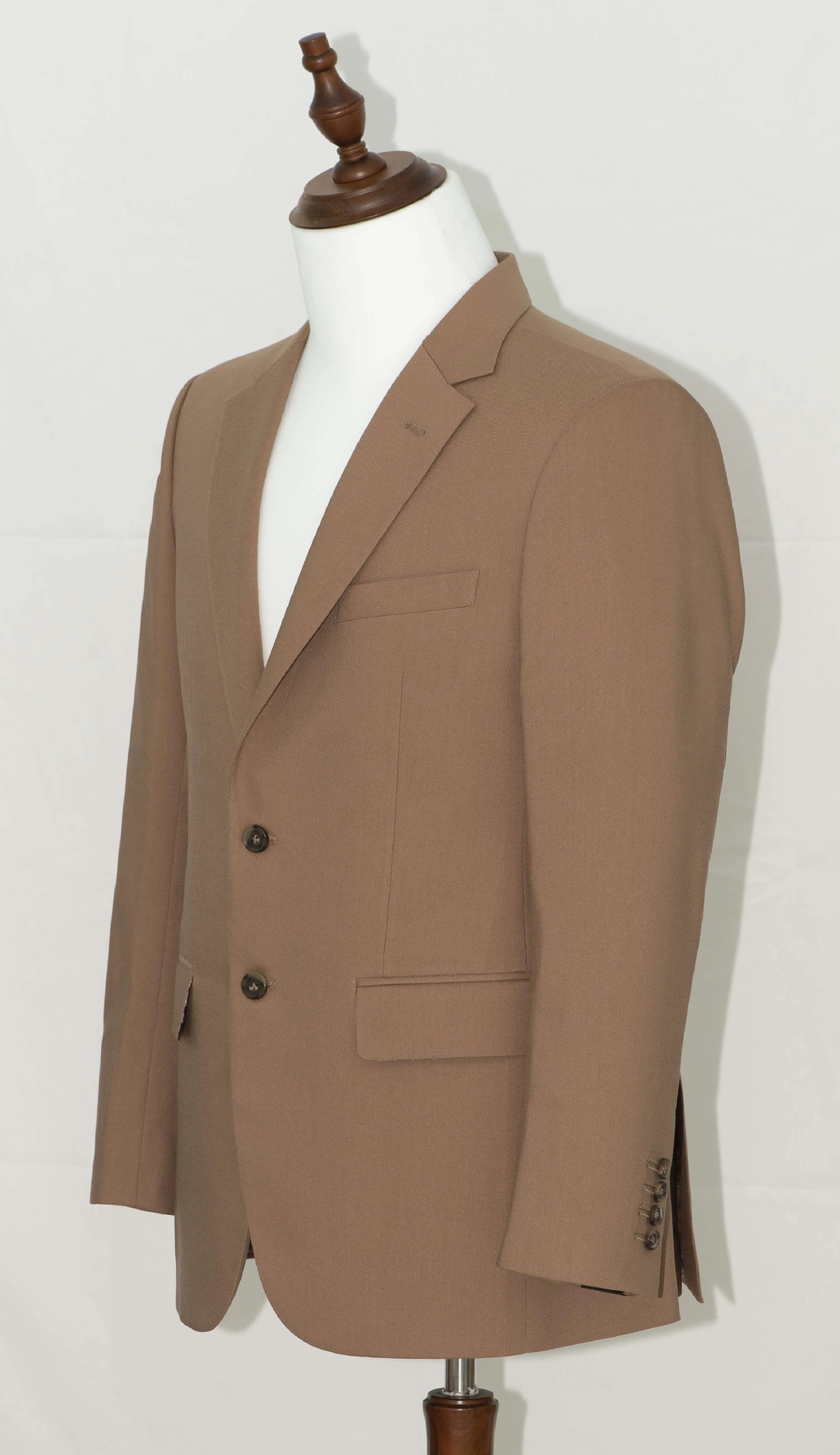 SUPER 130's WOOL CAMEL SLIM-FIT SUIT FOR MEN