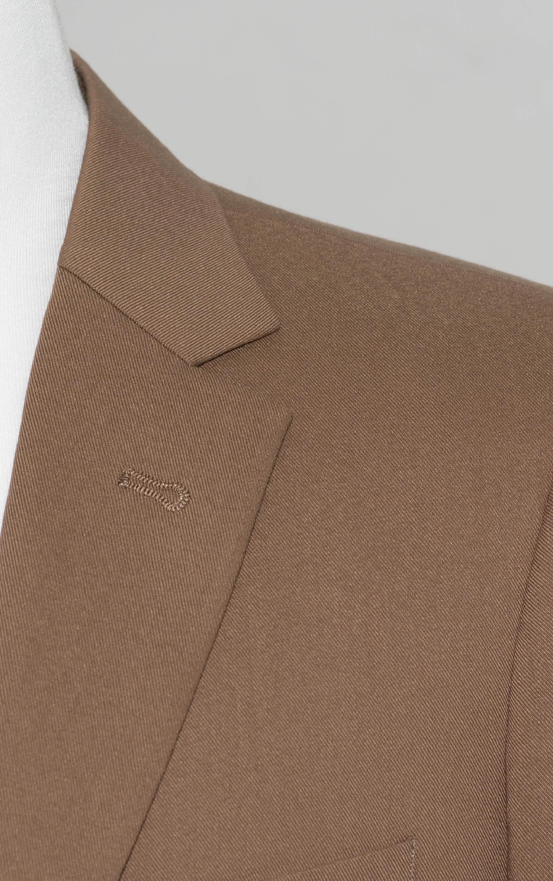 SUPER 130's WOOL CAMEL SLIM-FIT SUIT FOR MEN