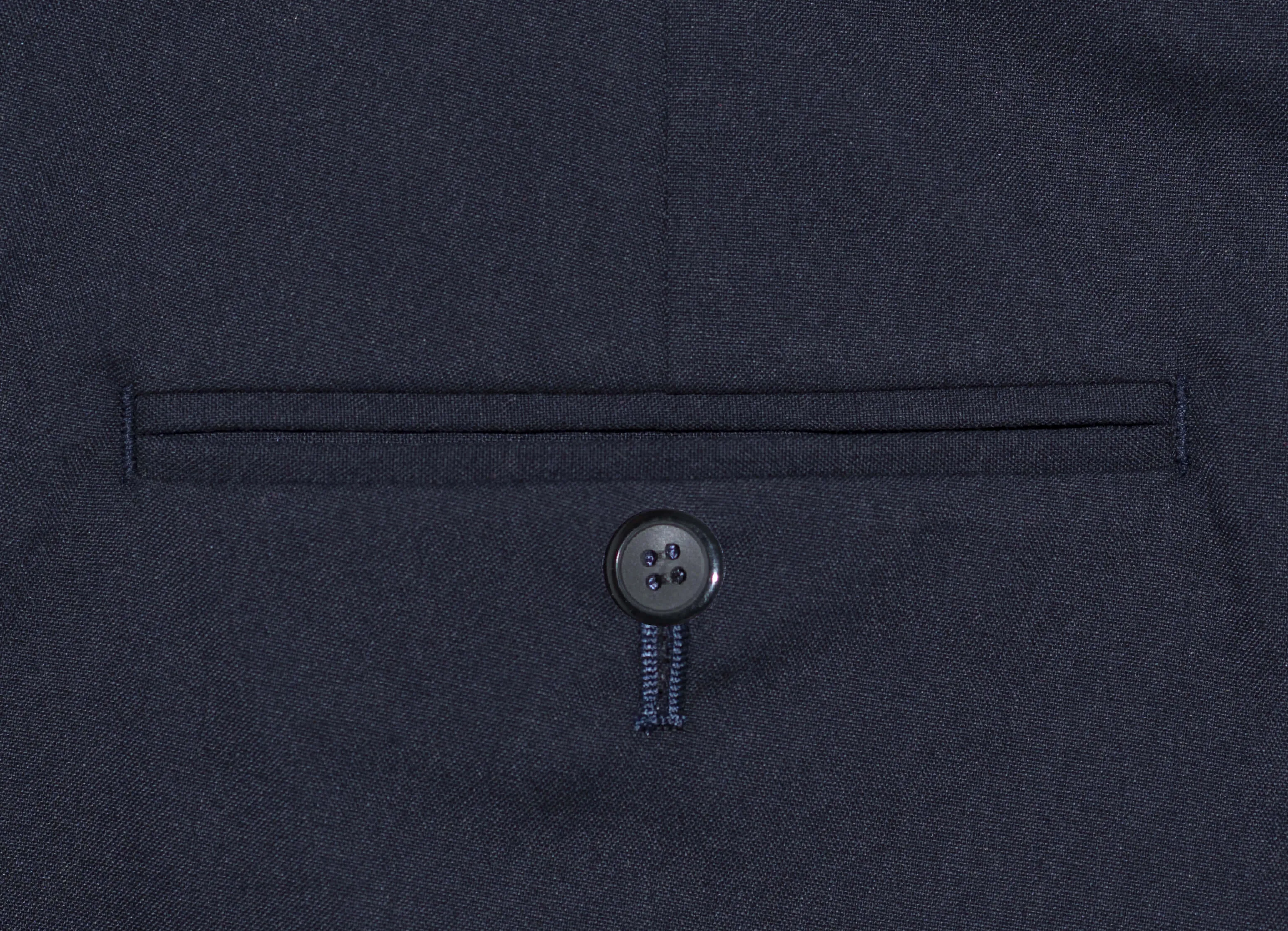 SUPER 130's WOOL SLIM-FIT NAVY BLUE SUIT FOR MEN