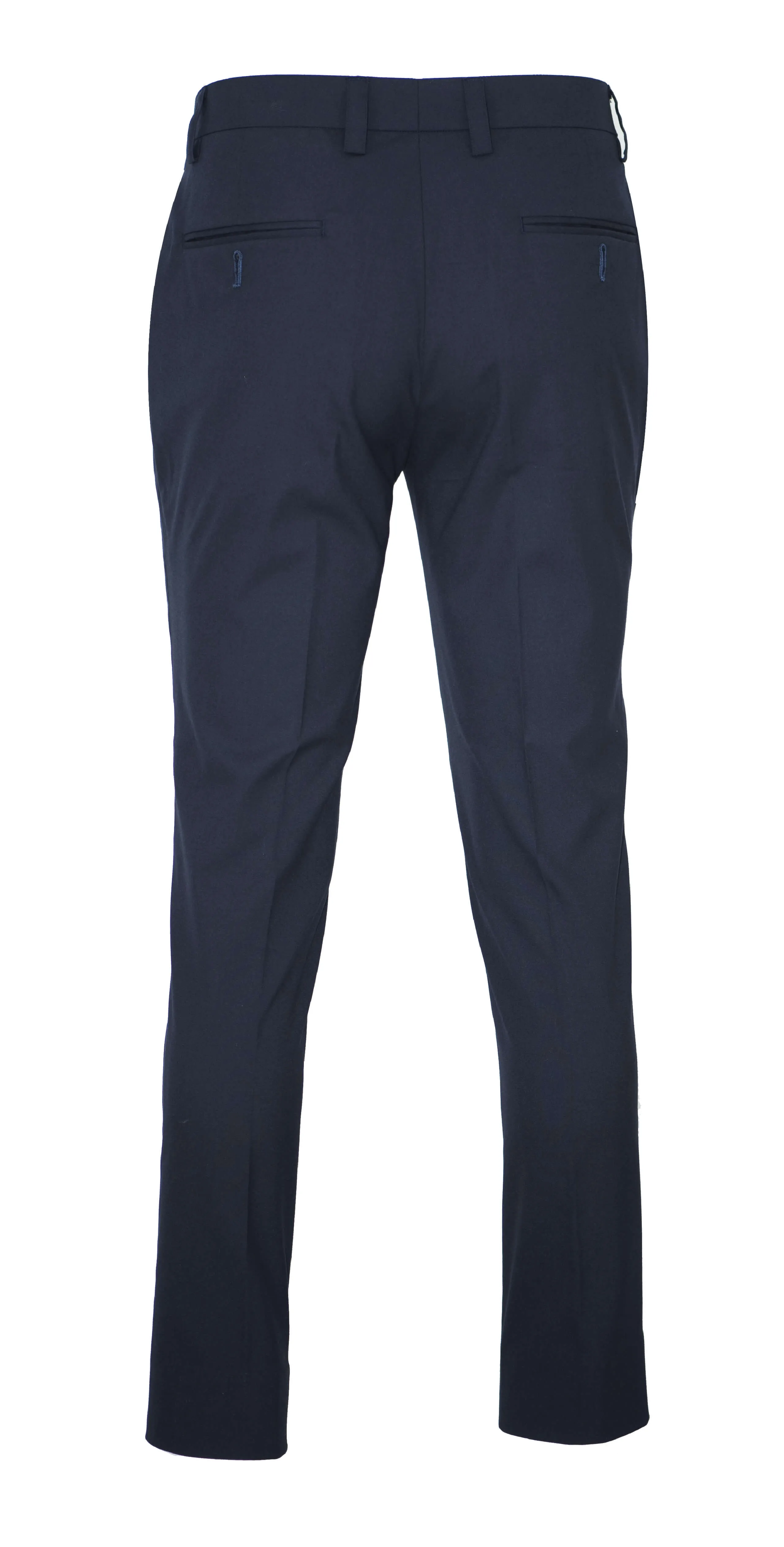 SUPER 130's WOOL SLIM-FIT NAVY BLUE SUIT FOR MEN