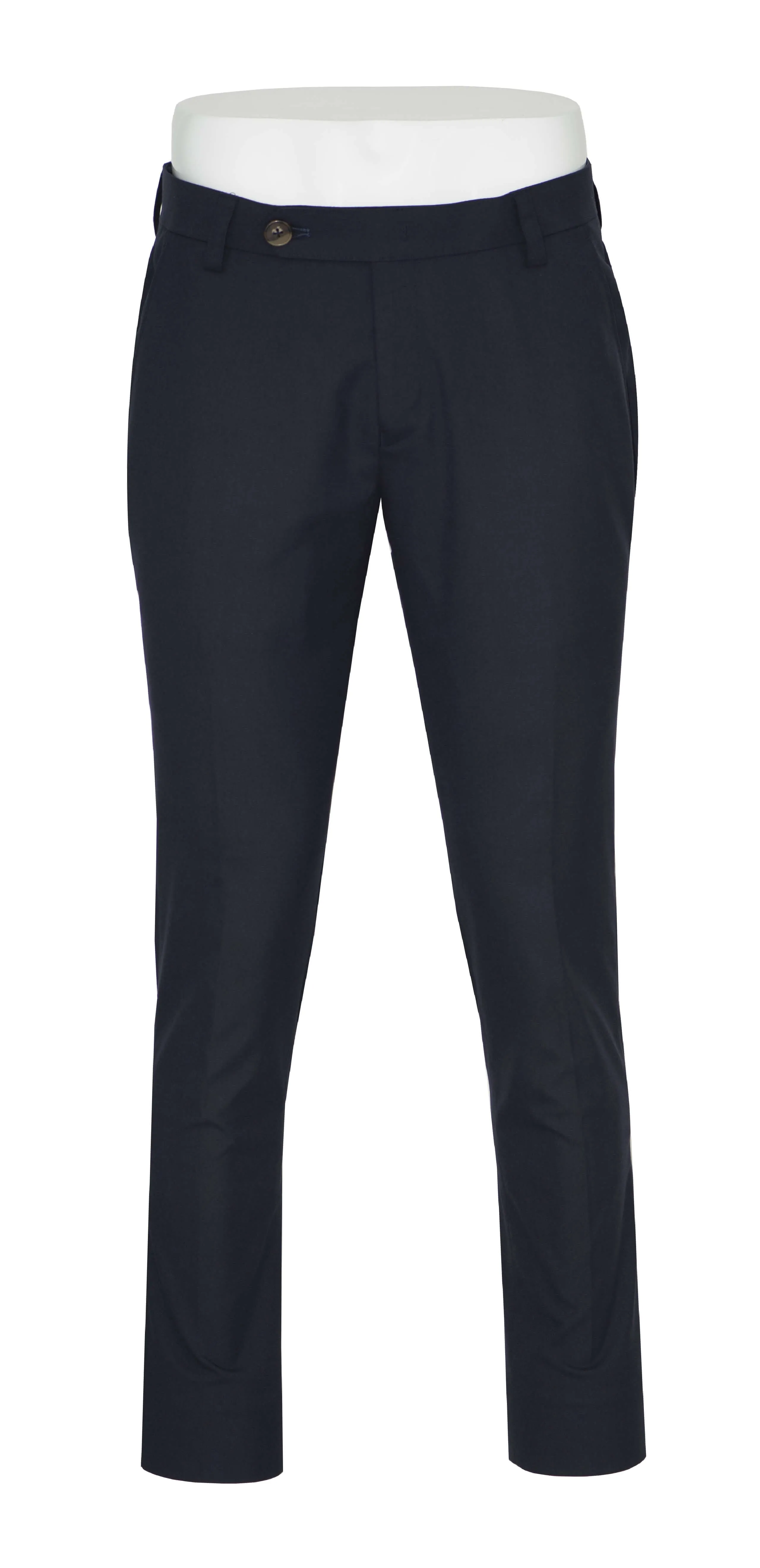 SUPER 130's WOOL SLIM-FIT NAVY BLUE SUIT FOR MEN