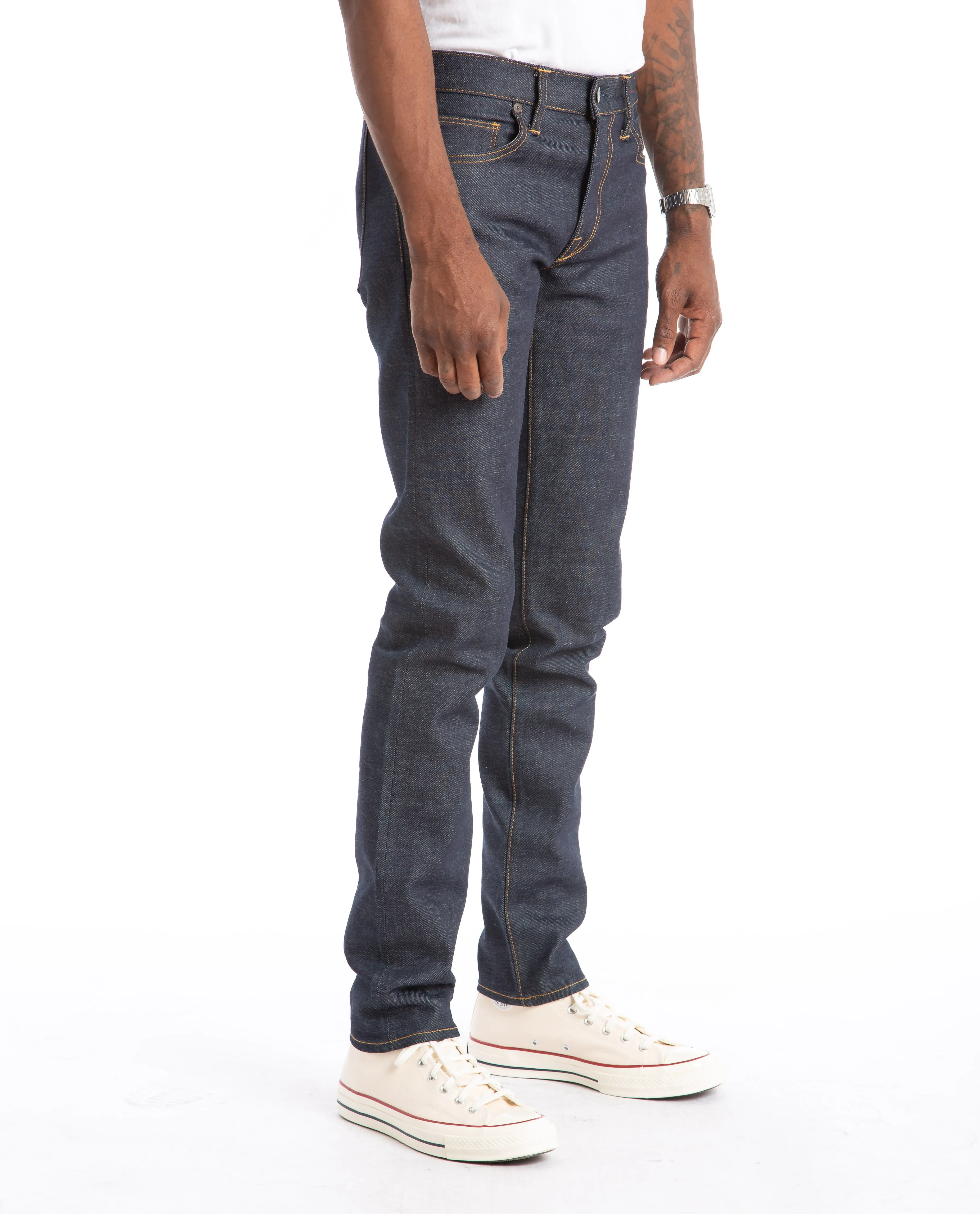 The Pen Slim Indigo Raw 14oz