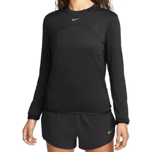 Womens Dri-Fit Swift Element Long Sleeve Top Black